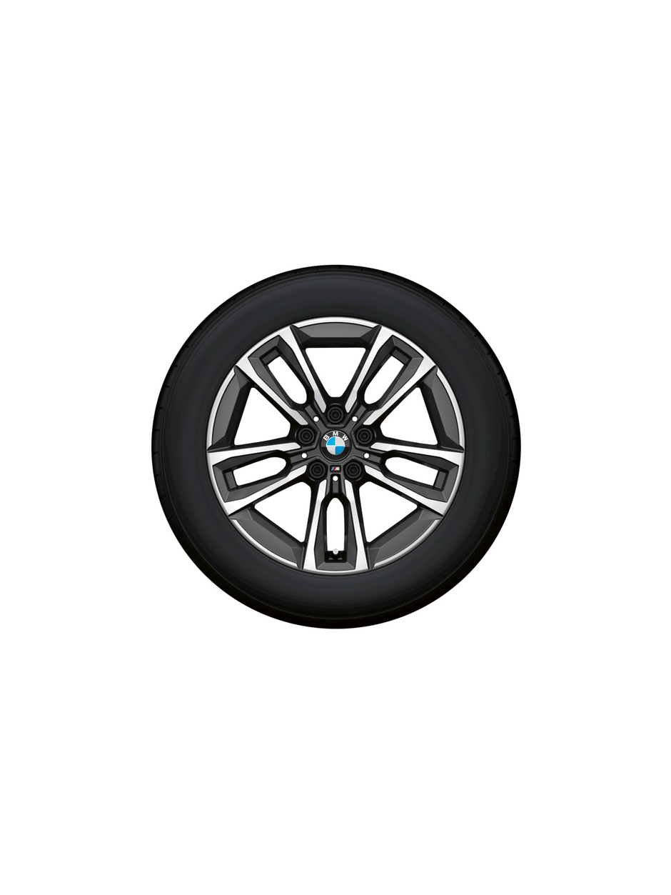 17" BMW 2 serie U06 Active Tourer. Dobbelteger 834 M bicolor sommerhjulsæt