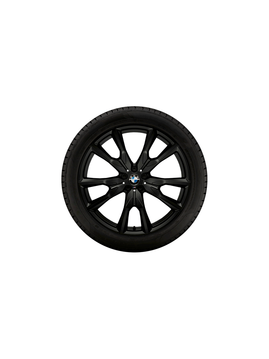 22" M X7 G07 LCI. V-eger 755 M jet black mat, vinterhjulsæt