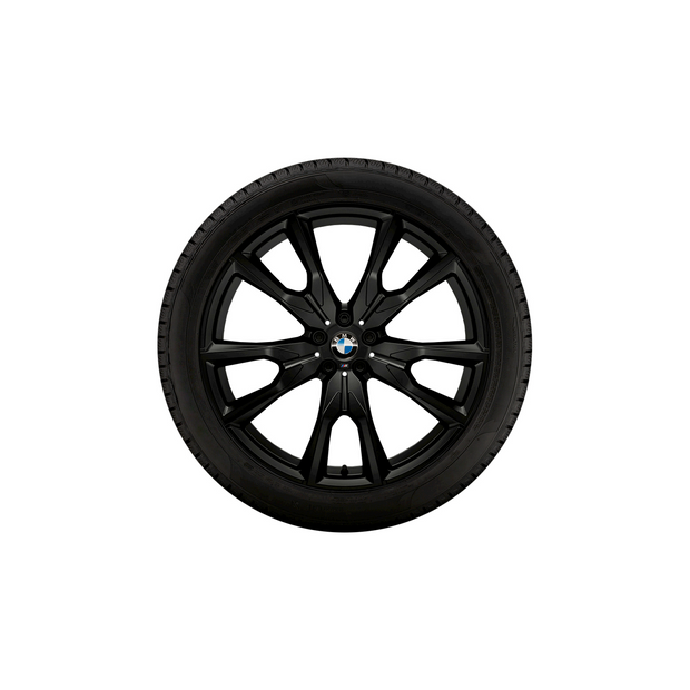 22" M X7 G07 LCI. V-eger 755 M jet black mat, vinterhjulsæt