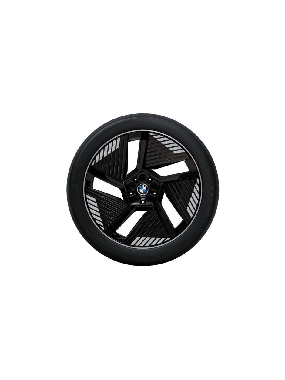 21" M vinterhjul iX3 NA5. Aerodynamikhjul 1051 M i bicolor, jet black uni