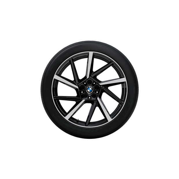 21" M vinterhjul iX3 NA5. Light alloy wheels star-spoke style 1050 M bicolor, soft compound
