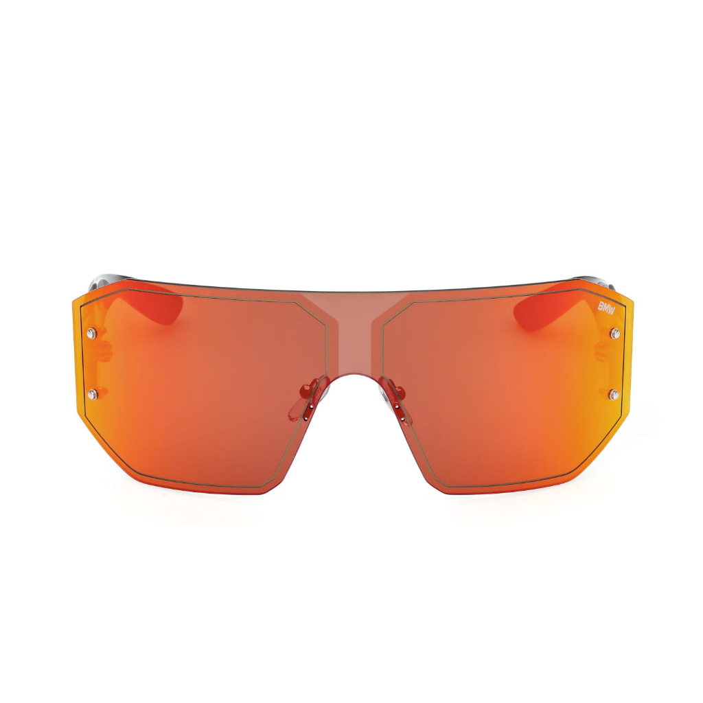 BMW solbriller maske, farvede laserbehandlede linser med logo